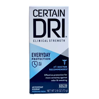 Certain Dri แท้อเมริกา โรลออลระงับกลิ่นกาย ระงับเหงื่อ สูตรที่แพทย์แนะนำ มีแบบ A.M และ P.M. ทาเช้าและก่อนนอน