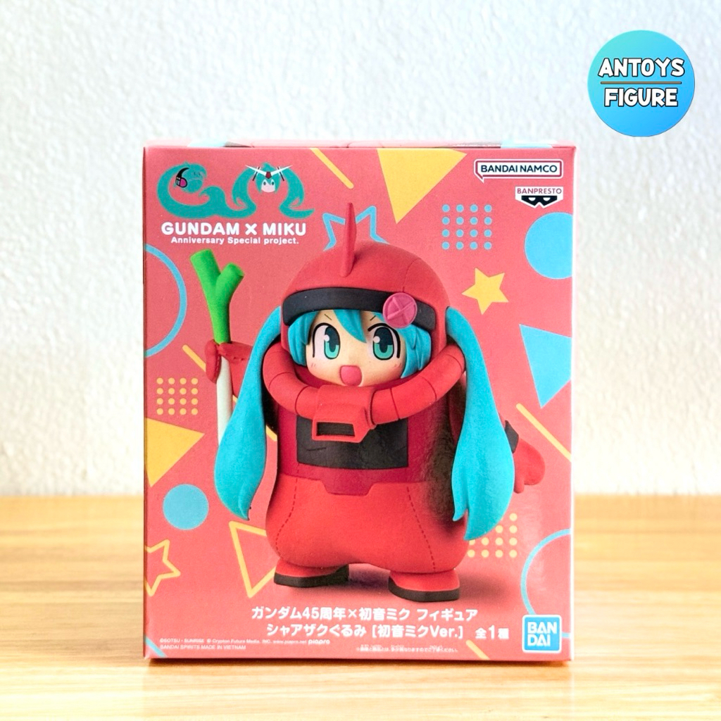 [พร้อมส่ง] ฟิกเกอร์ ของแท้ (Lot 🇯🇵) Gundam 45th Anniversary x Hatsune Miku Char's Zaku Costume (Hats