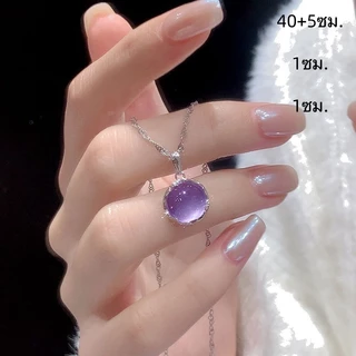 สร้อยคอจี้หิน มินิมอล สร้อยคอโซ่จี้หัวใจสไตล์เกาหลีสําหรับผู้หญิง ของขวัญสำหรับเด็กผู้หญิง พร้อมส่ง