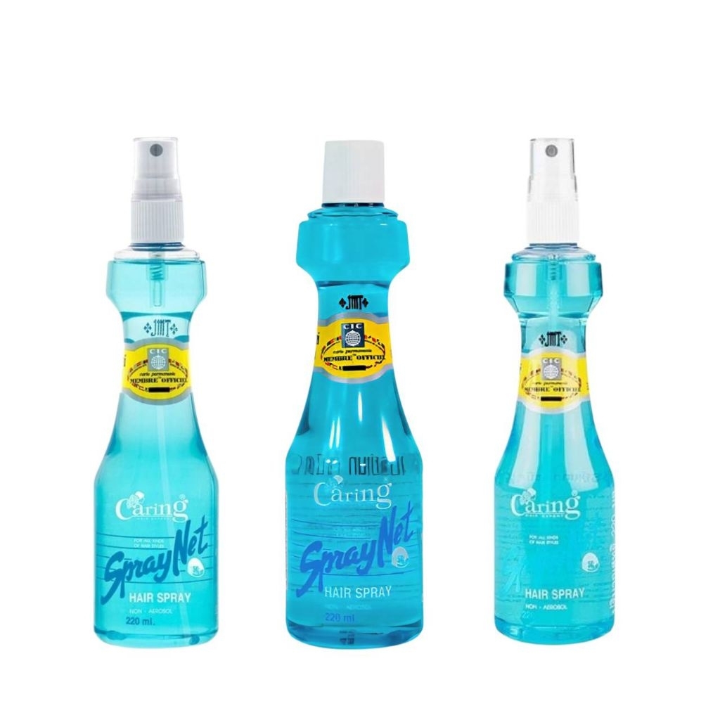 Mall Caring Spraynet Green สเปรย์เนทแคริ่ง เขียว หัวฉีด สเปรย์จัดแต่งทรงผม สูตรแข็งพิเศษ มี 2 ขนาดให้เลือก