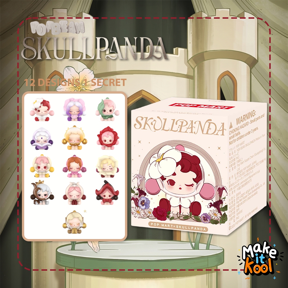 [พร้อมส่ง]-POP BEAN SKULLPANDA Petals in Four Acts Series ของแท้