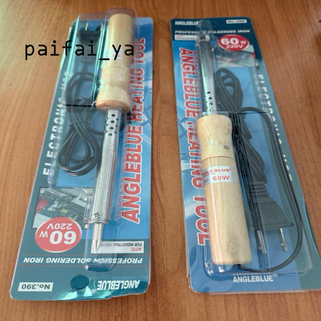 หัวแร้งด้ามไม้ ANGLEBLUE 60w 220V