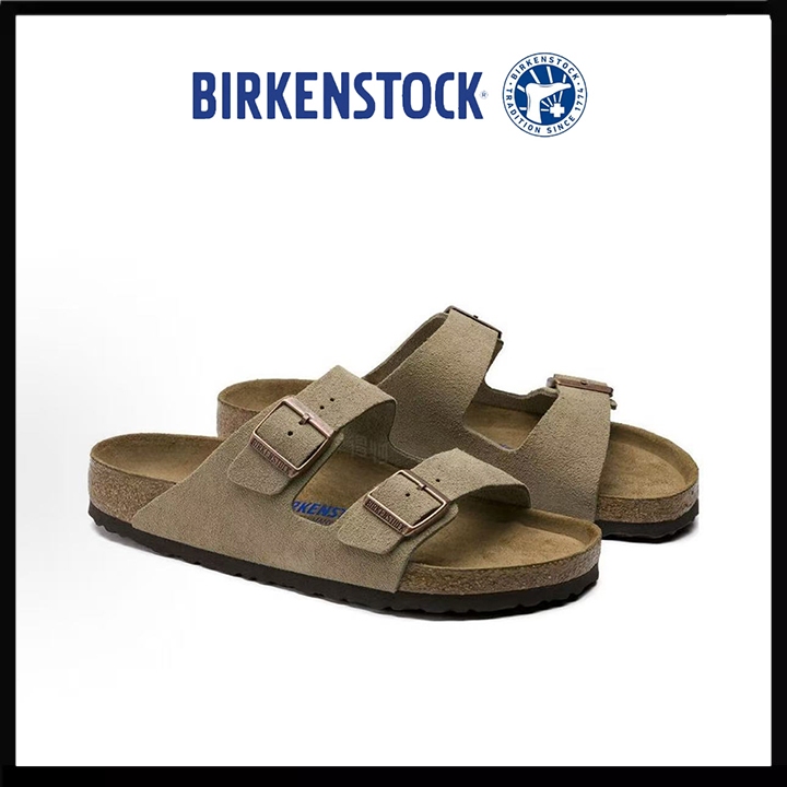 รองเท้าใหม่ลดราคา  Birkenstock Boston Soft Footbed  รองเท้าแตะกลางแจ้งสวมได้ทั้งชายและหญิง