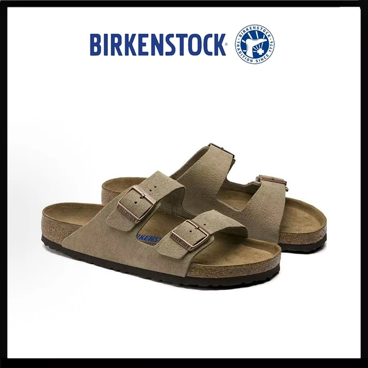 รองเท้าใหม่ลดราคา Birkenstock Boston Soft Footbed รองเท้าแตะกลางแจ้งสวมได้ทั้งชายและหญิง