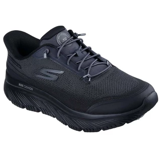 Skechers สเก็ตเชอร์ส รองเท้าผู้ชาย Men Extra Wide Fit Slip-Ins GOwalk Cushioning Walking Shoes - 217128WW-BBK (latest)