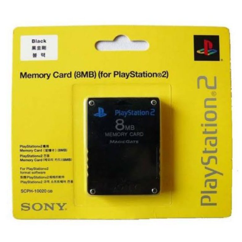 เมมโมรี่การ์ด PS2 สำหรับเก็บข้อมูลเกม