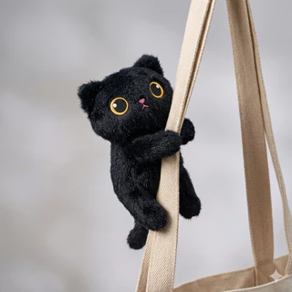 ตุ๊กตาแมวดำแม่เหล็ก เขียนการ์ดอวยพรได้ ของขวัญวันครบรอบ ขวัญวันเกิด ของขวัญวันปัจฉิม