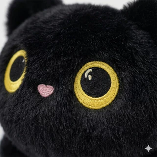 ตุ๊กตาแมวดำแม่เหล็ก เขียนการ์ดอวยพรได้ ของขวัญวันครบรอบ ขวัญวันเกิด ของขวัญวันปัจฉิม