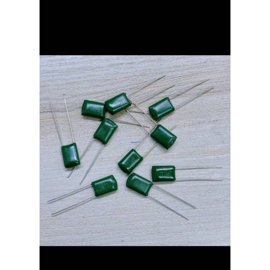 จำนวน50ตัว c ไมล่า2a473j สีเขียว100v