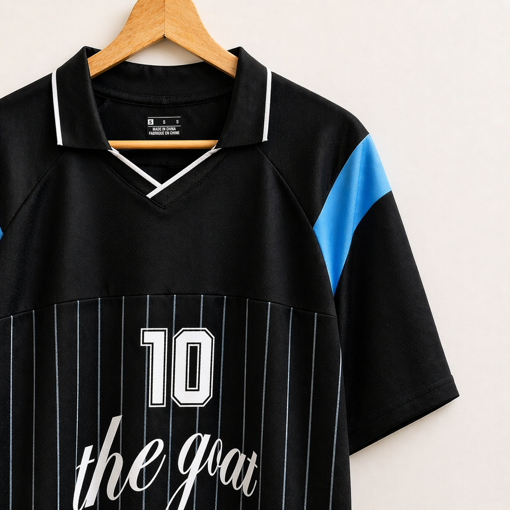 FormD New Collection Argentina Away อาเจนติน่า ดำ แฟนคลับ สำหรับเชียร์ ใส่สบาย ระบายอากาศดี