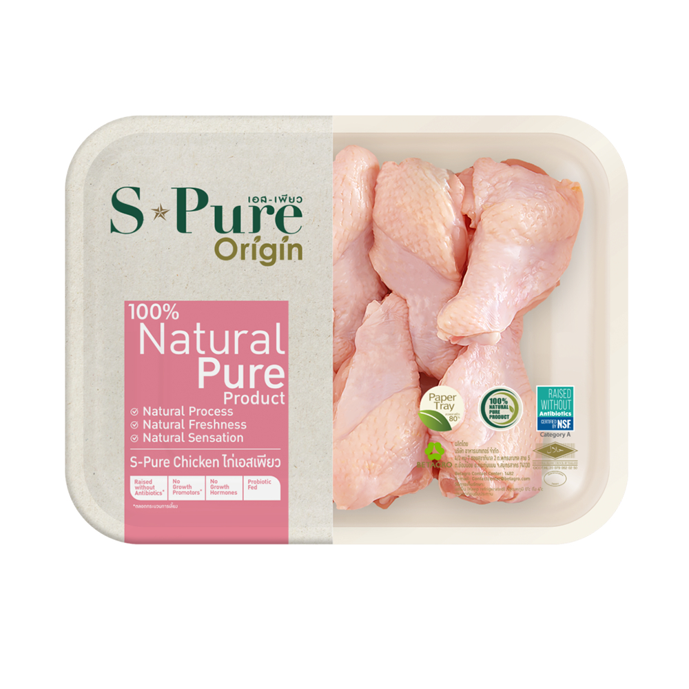 [2085494] S-Pure Chicken Mini Drumsticks  ปีกบน 250g