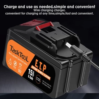 TASKTOOL แบตเตอรี่ลิเธียม 21V 6000 mAh ของ 5 Cells 10 Cells 15 Cells Lithium-ion battery แบตสว่านไร้สาย