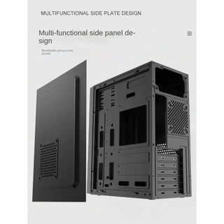 เคส ATX/MATX/ITX ไฟ RGB สวย พื้นที่กว้าง ระบายความร้อนเร็ว แผ่นหนาแข็งแรง สำนักงาน รองรับการ์ดจอ 330 มม. มี USB