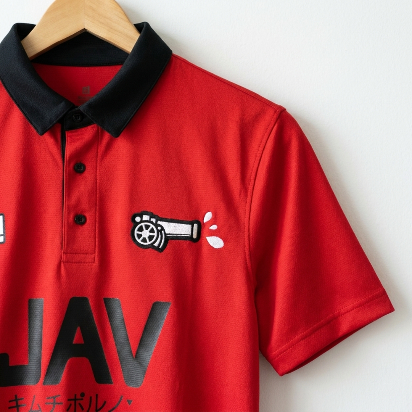 FORMD POLO S-2XL เสื้อกีฬาคอปก ลายล้อเลียน แฟนปืนใหญ่ อาหวัง ส่งสินค้าจากไทย  ระบายอากาศดี ฟรีค่าส่ง – โปรปัง