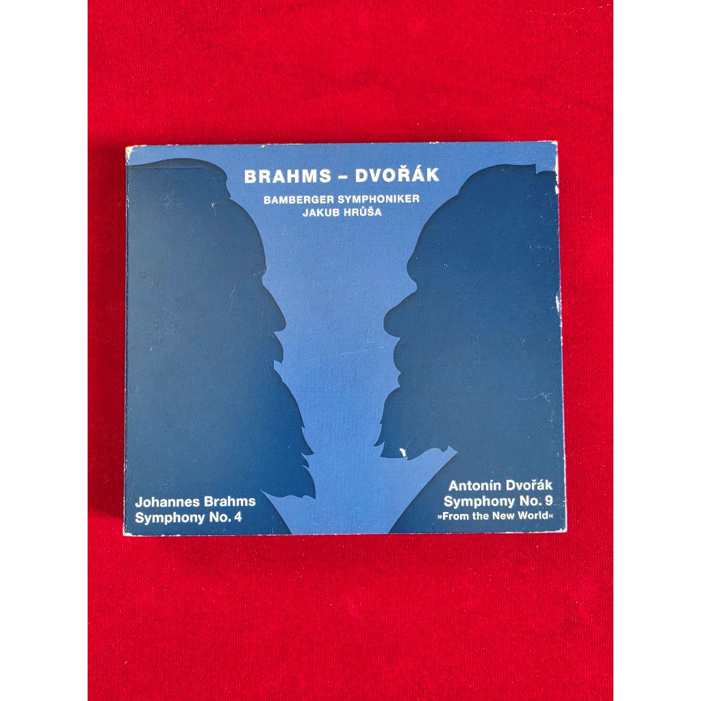 แผ่นค่าย TUDOR :Johannes Brahms Symphony No.4 / Antonin Dvorak Symphony No.9 โดย JAKUB KRUSA