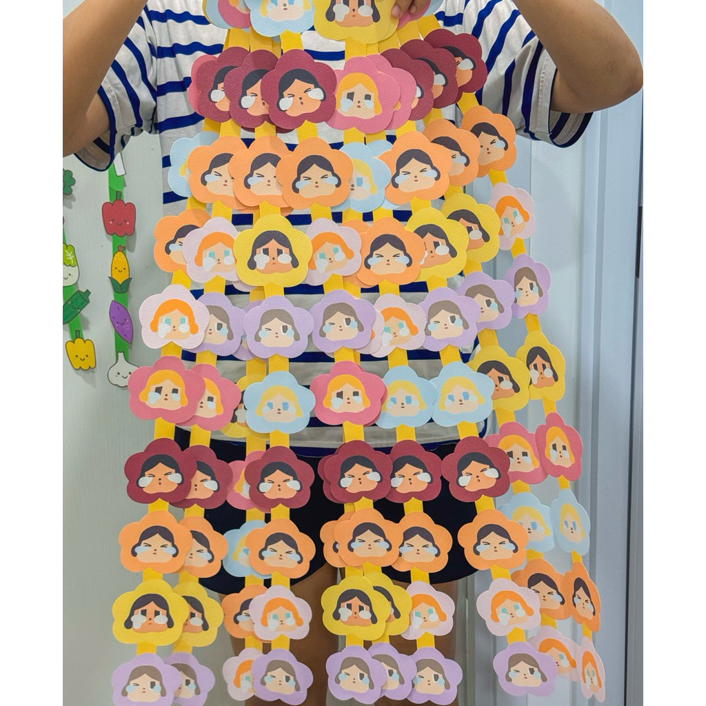 โมบายแต่งห้องเรียน 1 ชุด 10 เส้น