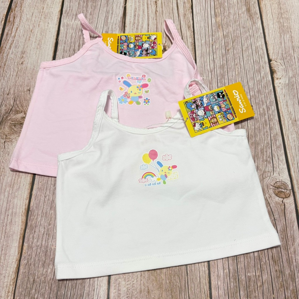 Sanrio [1/2] เด็กโต เสื้อสายเดี่ยว สายปรับได้ ไซด์ 110 - 140 ของแท้ ป้ายเซนทรัล พร้อมส่ง