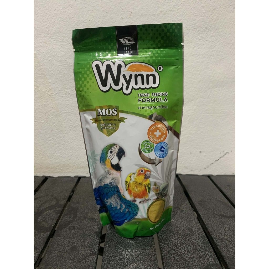 อาหารลูกนกป้อน Wynn 250 กรัม สำหรับลูกนกป้อนทุกชนิด