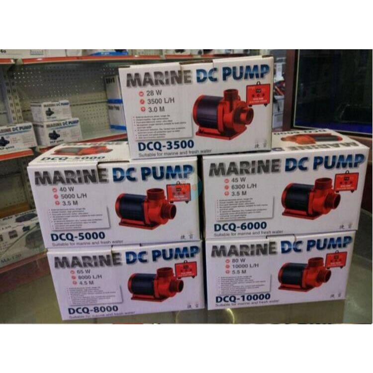 ปั๊มน้ำ JB DCQ-3500/5000/6000/8000/10000 Marine DC Pumpแกนเซรามิค ประหยัดไฟ มีตัวคอนโทรล