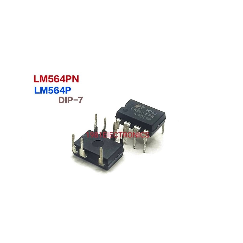 ราคา 1ตัว👉👉LNK564PN LNK564P LNK564 564PDIP-7 Power Integrations AC/DC Converters 2.1W 85-265VAC2.9W2
