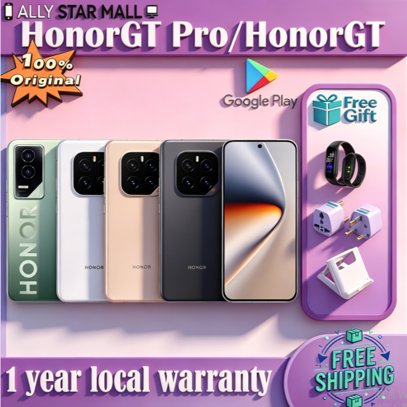 Honor GT Pro/Snapdragon 8 Elite/Honor GT Snapdragon 8 gen 3 Honor AI Phone /สนับสนุนไทยและ Google / 