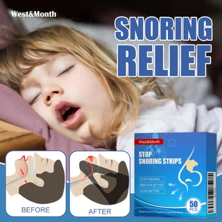 West&Month แผ่นแปะจมูก แผ่นแปะช่วยเปิดทางหายใจ บรรเทาอาการคัดจมูก ป้องกันนอนกรน ช่วยให้หายใจสะดวก