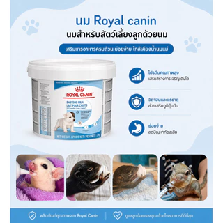 Royal canin baby dog milk 100 g. รอยัลคานิน นมผงทดแทน นมลูกสุนัข ชูการ์ไกลเดอร์ กระรอก แบ่งขาย 100 กรัม exp. 08/10/2026