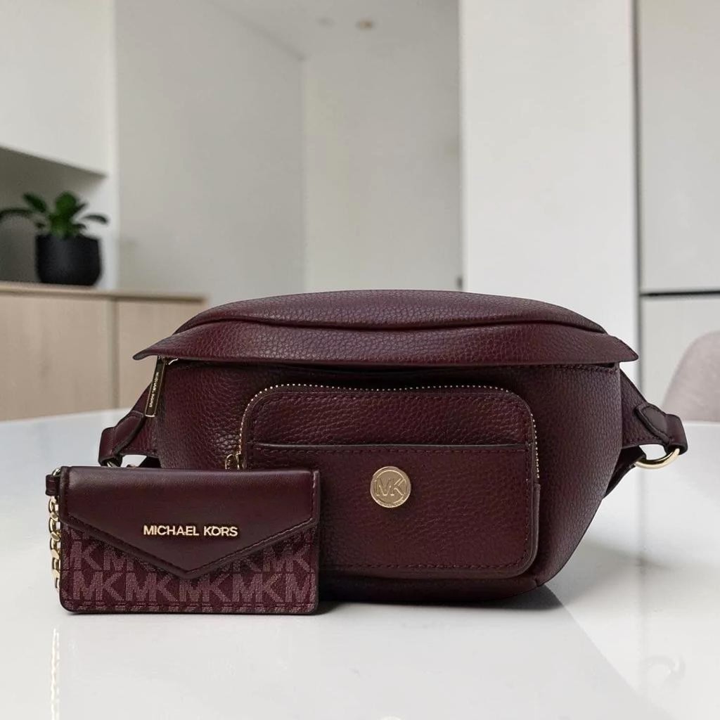 MICHAEL  KORS Maisie 2 In 1 Large Waistpack Fannypack Belt Bag คาดอก