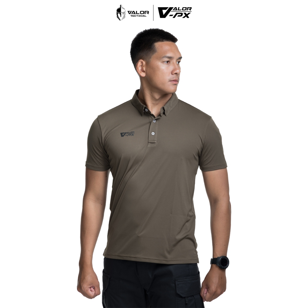 VALOR PX - Erawan Polo Shirt เสื้อโปโล คอปก แห้งไว ทรง Slim Fit ไม่หด ไม่ย้วย ไม่เสียทรง