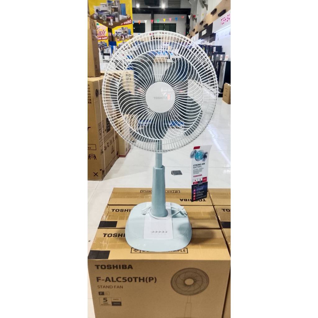 (โค้ดร้านลดเพิ่ม50บาท) TOSHIBA พัดลมสไลด์ 16 นิ้ว  5 ใบพัด มอเตอร์ลูกปืนทนทาน รุ่น F-ALC50TH รูปที่ 3