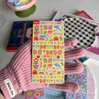 สติกเกอร์PP 3x5 นิ้ว ไดคัท soqstuff ลอกออกแปะได้เลย สติกเกอร์ PP