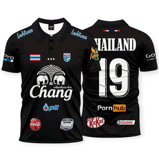 เสื้อกีฬาคอปก เสื้อกีฬาพิมพ์ลาย