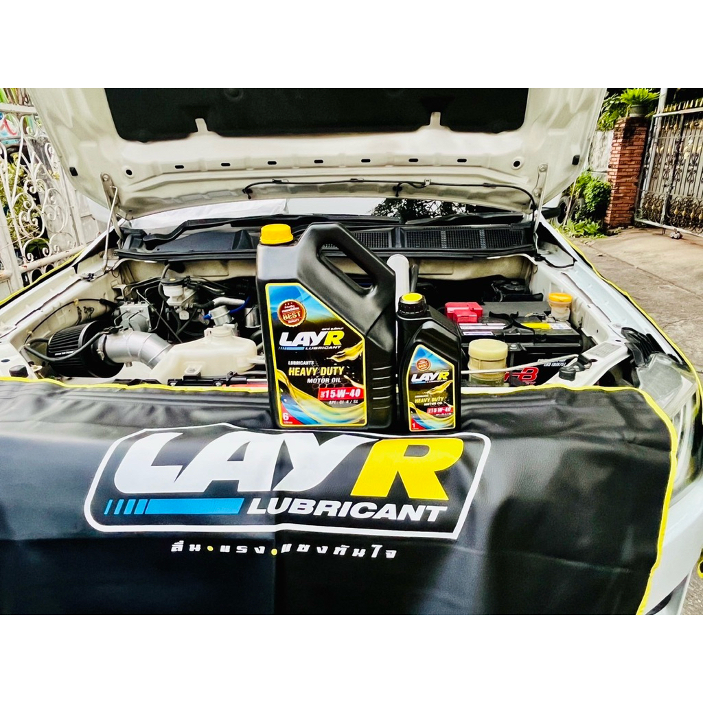 LayR น้ำมันเครื่องดีเซล เบอร์ 15W-40 ขนาด 6 ลิตร ฟรี 1 ลิตร