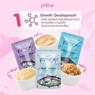 [โหล] Pramy พรามี่ อาหารเปียกแมว สูตรสำหรับแมวทุกวัย ขนาด 70gx12ซอง