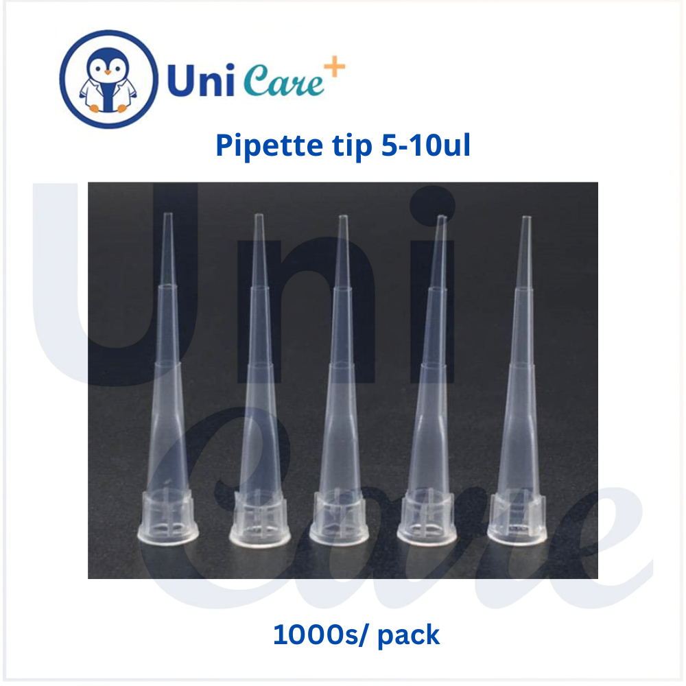 Pipette tip 5-10ul 1000ชิ้น/แพ็ค
