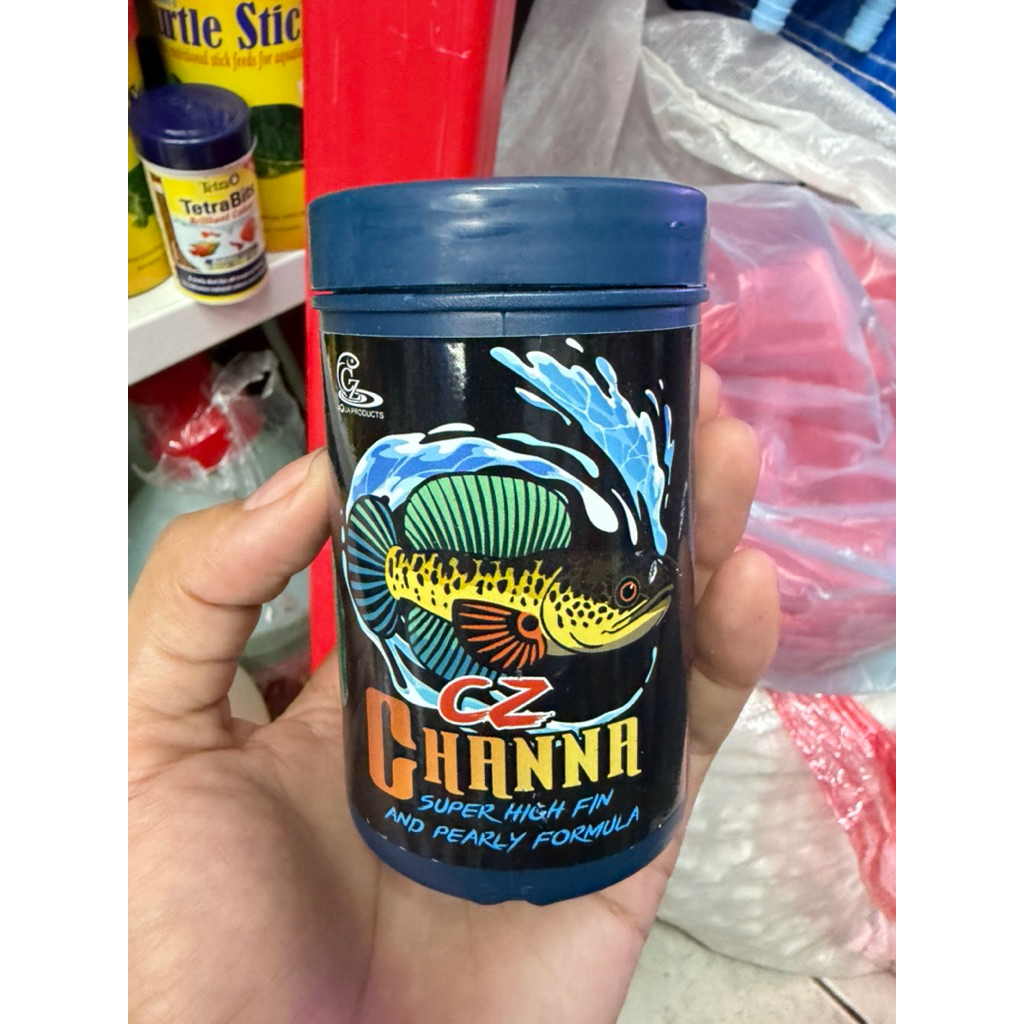 CZ Channa อาหารปลาช่อนเร่งครีบปลาหางปลาให้สวยงามขื้น 50g