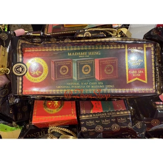 สบู่มาดามเฮง เนลเชอรัล แคร์สปา 3 สูตร [Natural care spa soap set] 150 กรัม X 3 ก้อน
