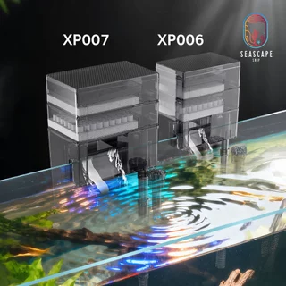 กรองแขวนตู้ปลา XP-006 / XP-007 Ultra กรองน้ำตู้ปลา 3 ชั้น ปั๊มแรง ปรับสกิมเมอร์ได้ ป้องกันดูดปลา สำหรับตู้ปลาน้ำจืด/ทะเล