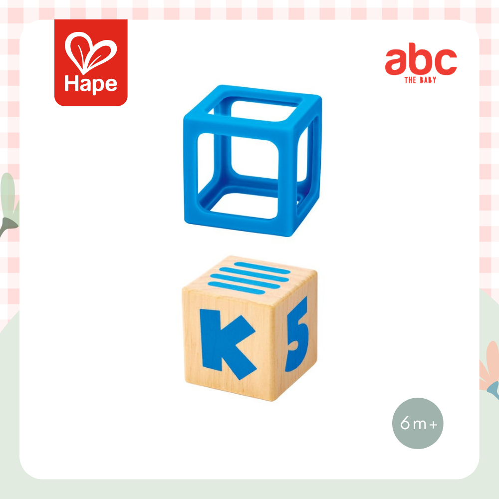 Hape บล็อกไม้หุ้มซิลิโคน Silicone Wood Blocks 10pcs 6M+ รูปที่ 7