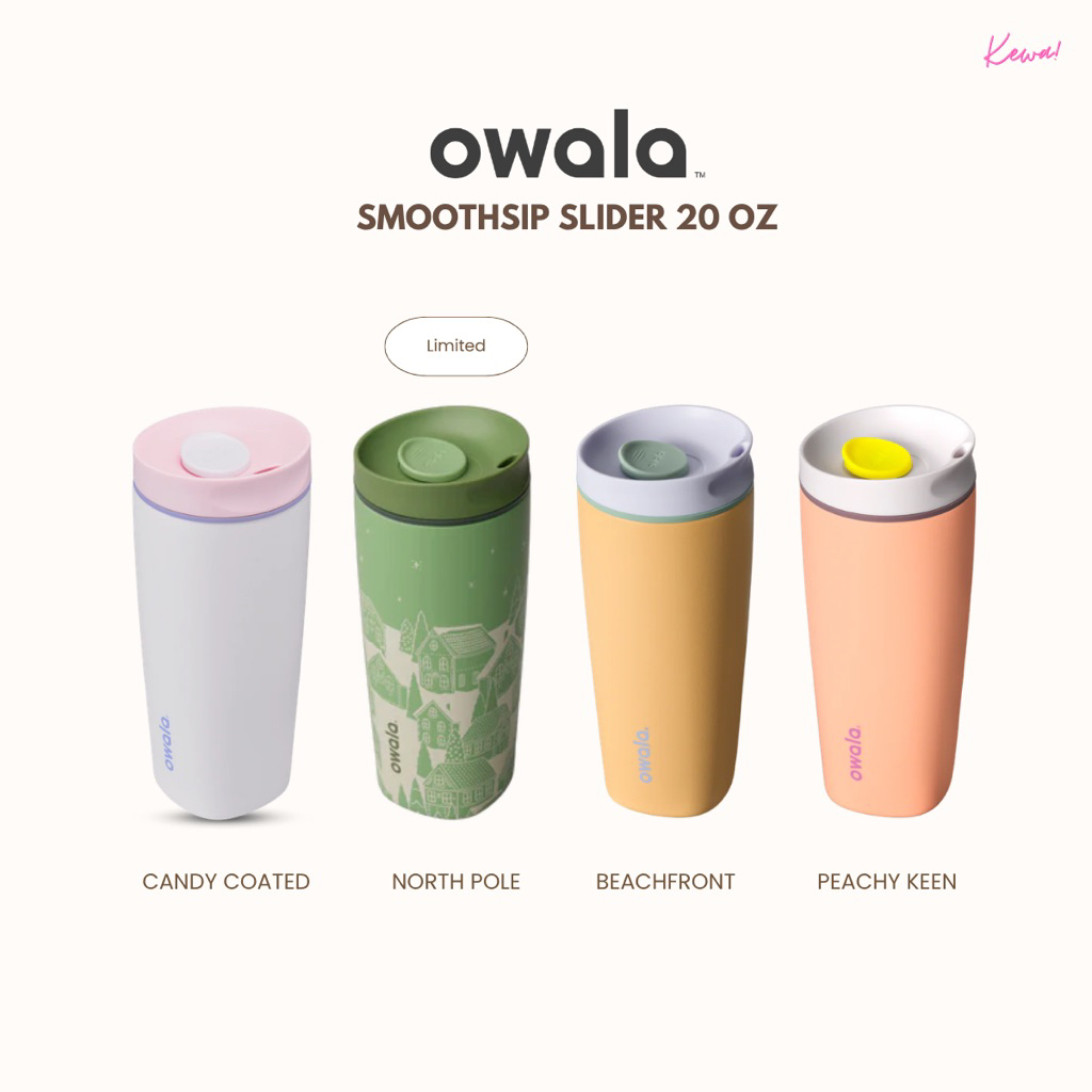 (พร้อมส่ง) แก้วเก็บความเย็น Owala SmoothSip Slider 20oz