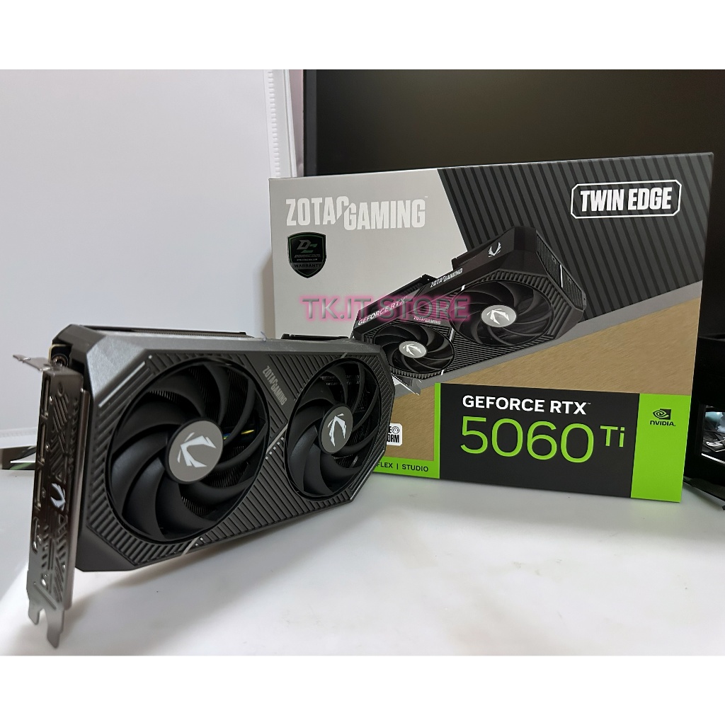 ZOTAC GeForce RTX 5060Ti 16GB Twin Edge OC 128-bit (ครบกล่อง มีประกันเหลือ มือ2)