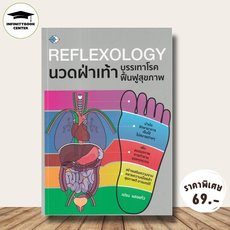 หนังสือ ราคา 99 บาท REFLEXOLOGY นวดฝ่าเท้า บรรเทาโรค ฟื้นฟูสุขภาพ : การดูแลสุขภาพ การนวด การนวดแผนไทย การกดจุด