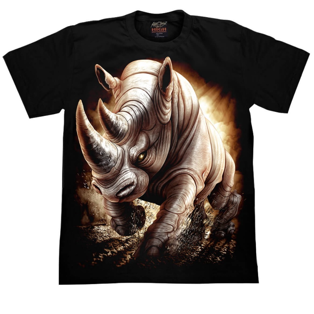 ็เสื้อยืดสกรีนเรืองแสง ROCK CHANG HD113