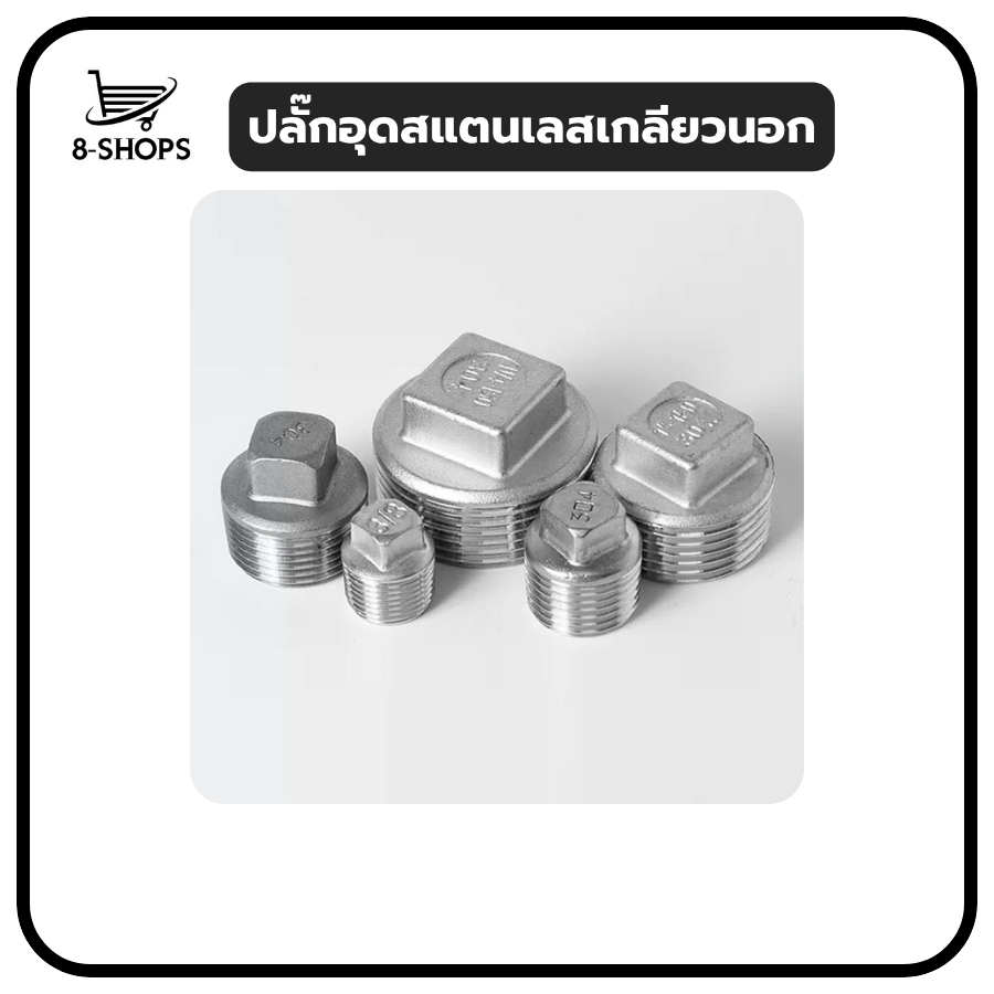 ปลั๊กอุดสแตนเลส ปลั๊กอุดเกลียว