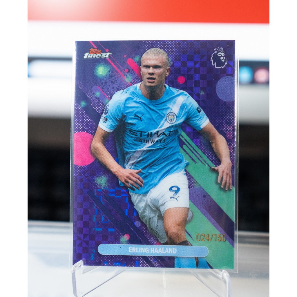 2026 Topps Finest Premier League erling Haaland #61 /150