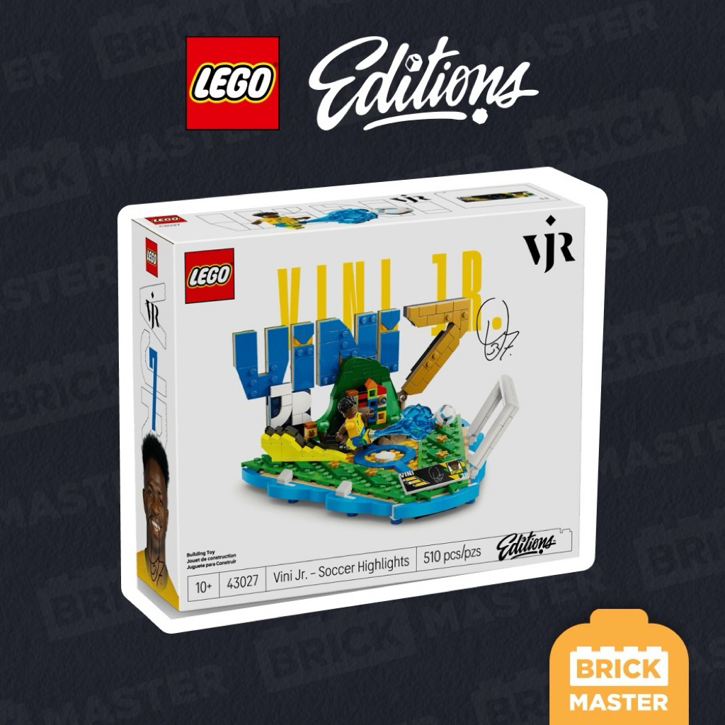 LEGO® Editions 43027 : Vini Jr. – Football Highlights (เลโก้แท้ นักฟุตบอล)