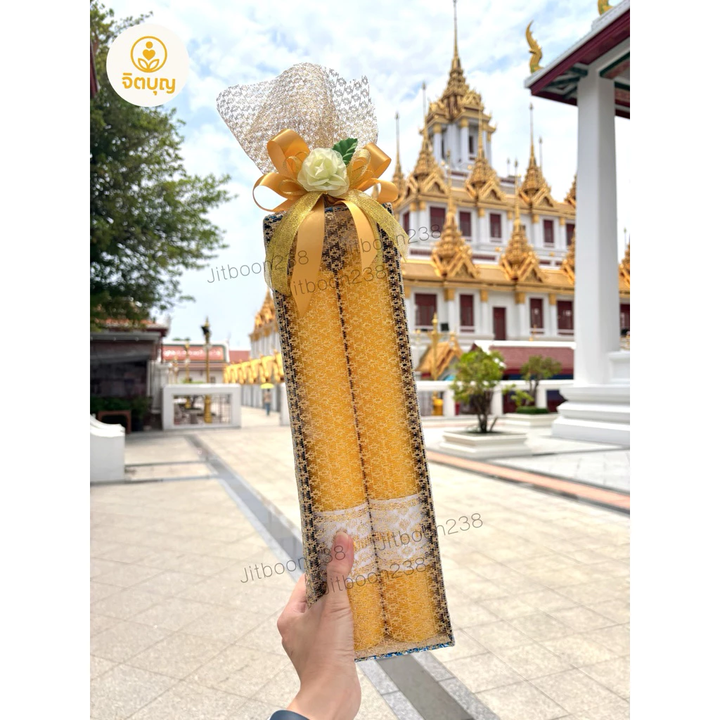 ✨ถวายได้ตลอดปี✨*สินค้ามีปัญหาใดๆรีบแชทแจ้งร้านนะคะ🙏🏼*เทียนพรรษา เทียนถวายพระ มีหลายขนาด