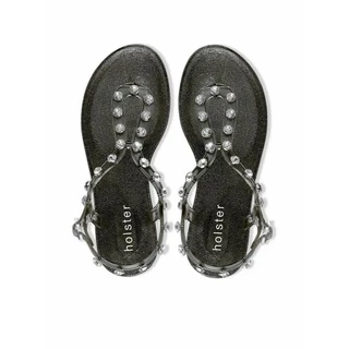 holster australia รองเท้าแตะรัดส้นผู้หญิง supermodel glitter สี pewter