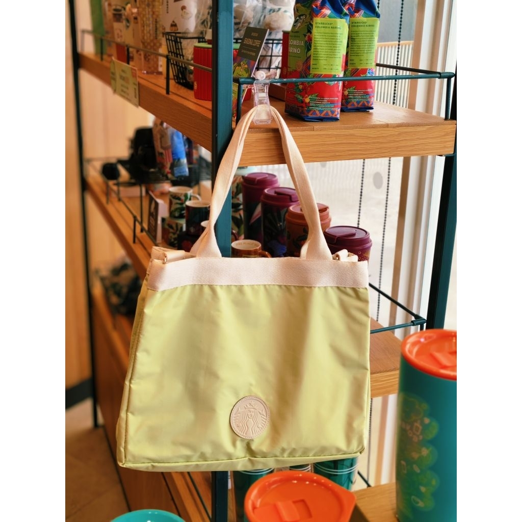 Starbucks::: 🌟💚 Recycled Green Cross Body Bag✨แท้100%✨พร้อมส่ง✨