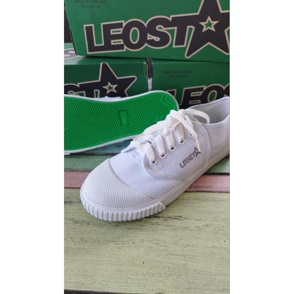 LEOSTAR รองเท้าผ้าใบ รองเท้ากีฬา รองเท้านักเรียน รุ่น205 Leo ราคา ถูกที่สุด ดีลบีเคเค แกลเลอรีภาพที่ 5